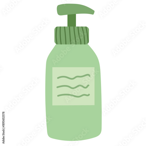 Big pump bottle face wash bottle facial cleanser bottle skincare beauty product lotion bottle soap dispenser