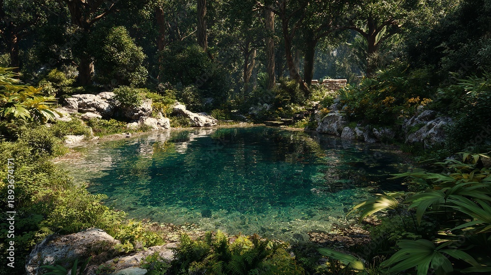 Fototapeta premium An Icon of a Goal Fulfilled in the Form of a Clear Path