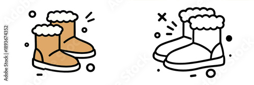 Cozy winter boots stylishly designed for comfort and warmth