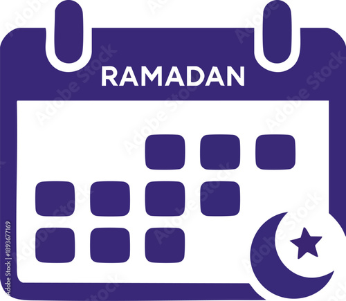 Ramadan Calendar Icon for Event Planning and Scheduling
