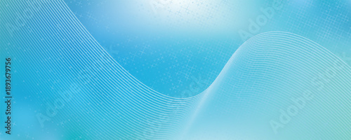 Abstract dot blue green color pattern screen led light gradient texture background. Technology big data digital concept. 3d rendering.