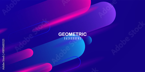 Layout design with dynamic shapes for event, tournament or championship. Modern creative trendy design in vector illustration