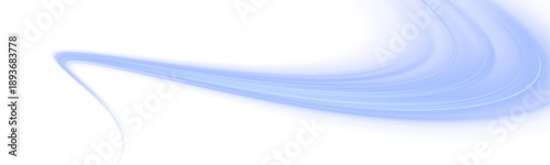 Luminous neon trails arc through space, creating a sense of rapid motion. Blue and magenta colors glow vividly. Abstract background suited for futuristic technology visuals. PNG