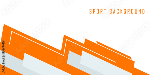 Sport Event poster template. Abstract geometric background with dynamic lines, Modern Trendy design in Vector Illustration
