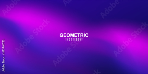 Futuristic dark abstract background with vibrant violet and pink glowing waves on a deep navy backdrop. Suit for banner, web, brochure, pamflet and presentation