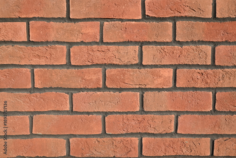 Fototapeta premium red brick wall background architecture