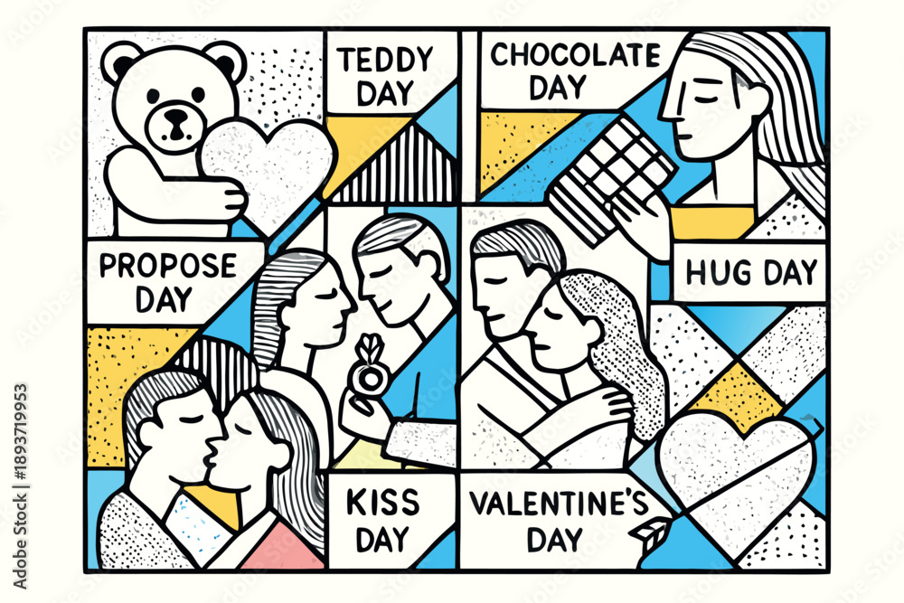 Obraz premium A Day Made for Love,Sweet Moments, Sweeter Love
