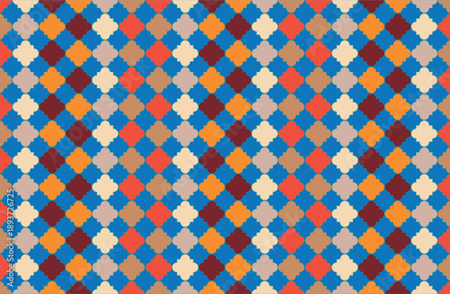 tribal ethnic themes geometric seamless background with a Peruvian american indigenous pattern. Textile print with rich native American tribal themes in an ethnic traditional style. Clothing 