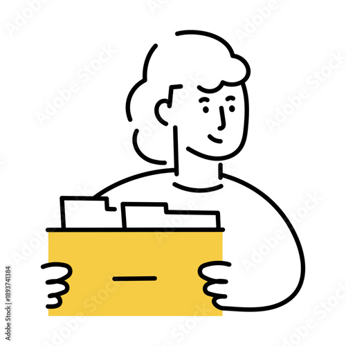 A hand drawn style illustration showing a clock
