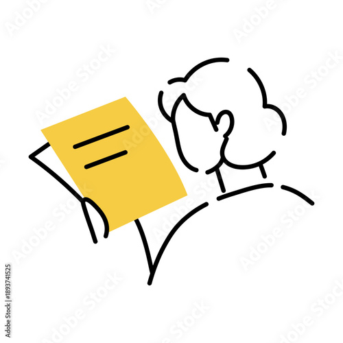 A hand drawn style illustration showing a clock
