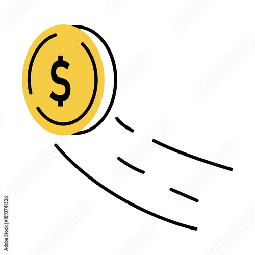 A hand drawn style illustration showing a clock
