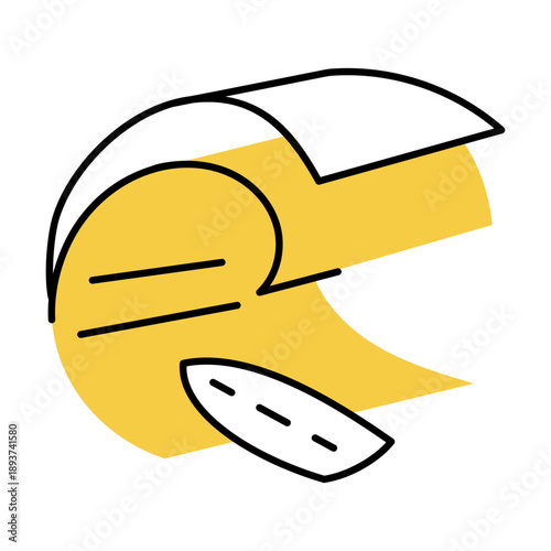 A hand drawn style illustration showing a clock
