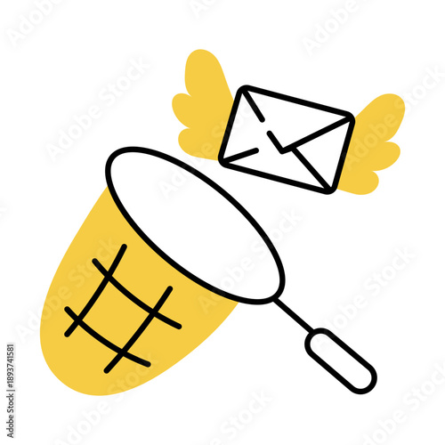 A hand drawn style illustration showing a clock
