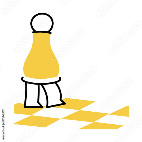 A hand drawn style illustration showing a clock
