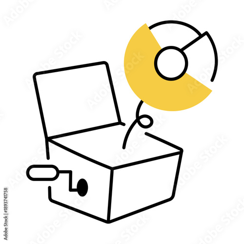 A hand drawn style illustration showing a clock
