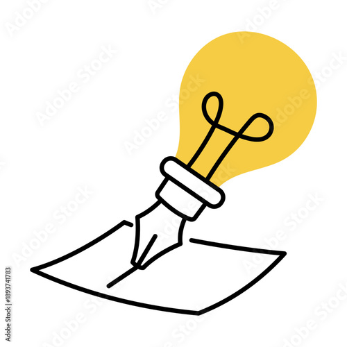 A hand drawn style illustration showing a clock
