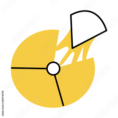 A hand drawn style illustration showing a clock
