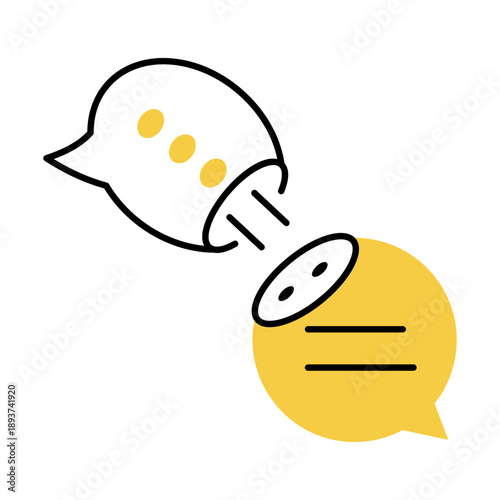 A hand drawn style illustration showing a clock
