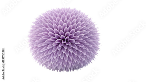 Vibrant purple flower with sharp petals