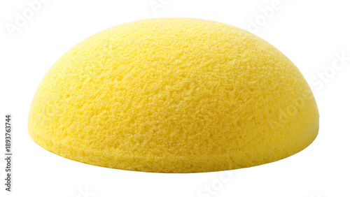 Yellow makeup sponge for beauty routine