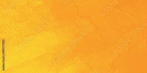 A vintage grunge yellow and orange wall texture features an aged parchment pattern with a rough dirty surface on an ancient antique paper backdrop