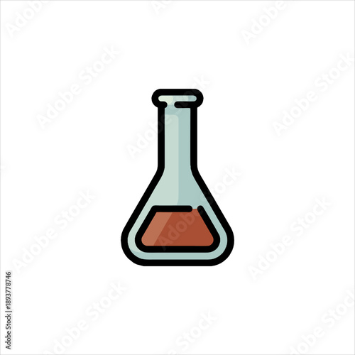 Laboratory flask icon