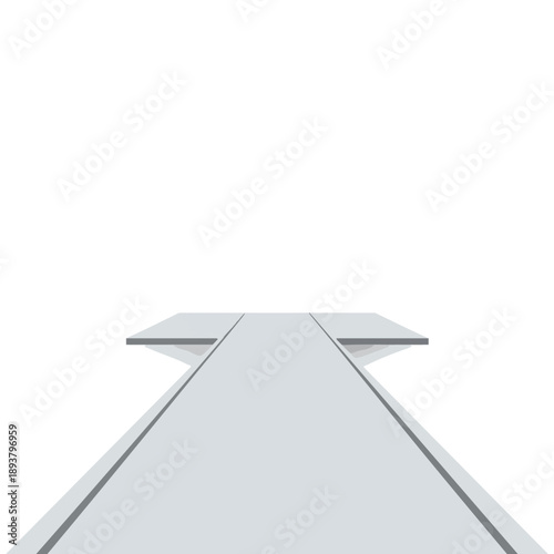 Modern Minimalist Roadway Perspective