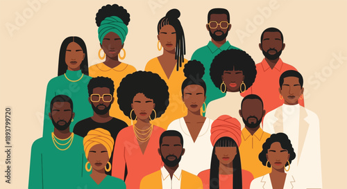 Diverse group of people gathered together in unity and celebration