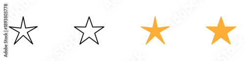 Star Rating icon vector. feedback and reviews symbol. vector illustration.