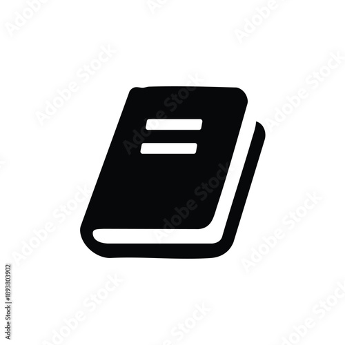Book Icon Vector Illustration — Open and Closed Book Symbol for Education, Library, Learning and App Interface