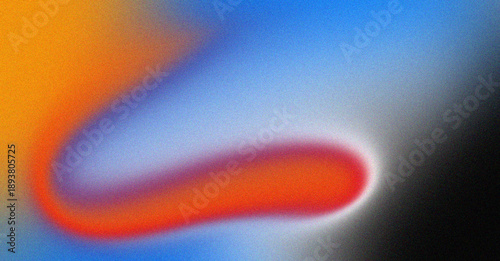 Futuristic gradient flow banner image with depth light energy style