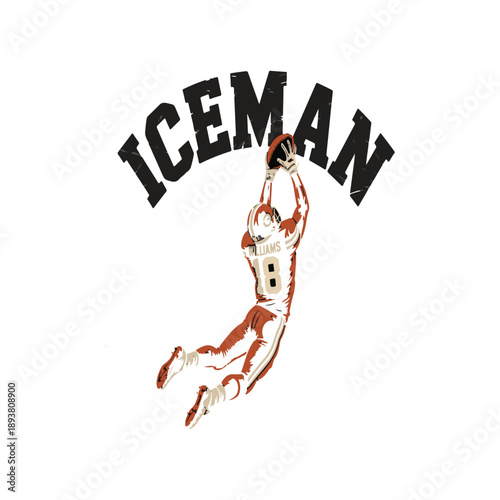 Cuadro en lienzo Iceman Catch