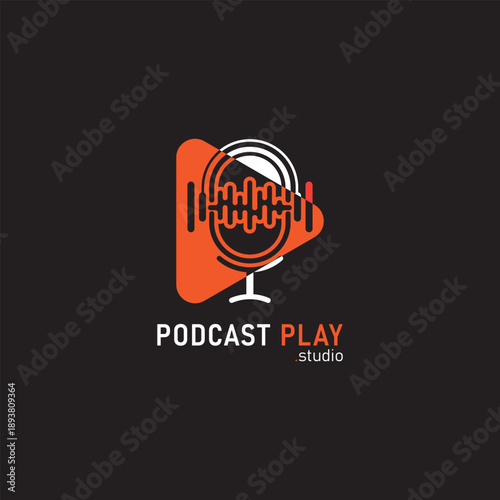 vector illustration of a creative idea symbol Talks Through The Mic