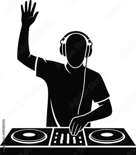 Dj playing music
