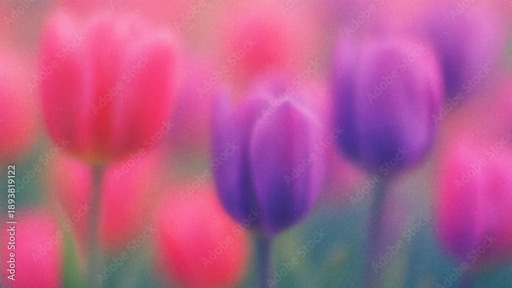 Naklejka premium Dreamy tulips in soft focus.