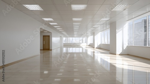 Wallpaper Mural Empty office space for interior designer presentation Torontodigital.ca