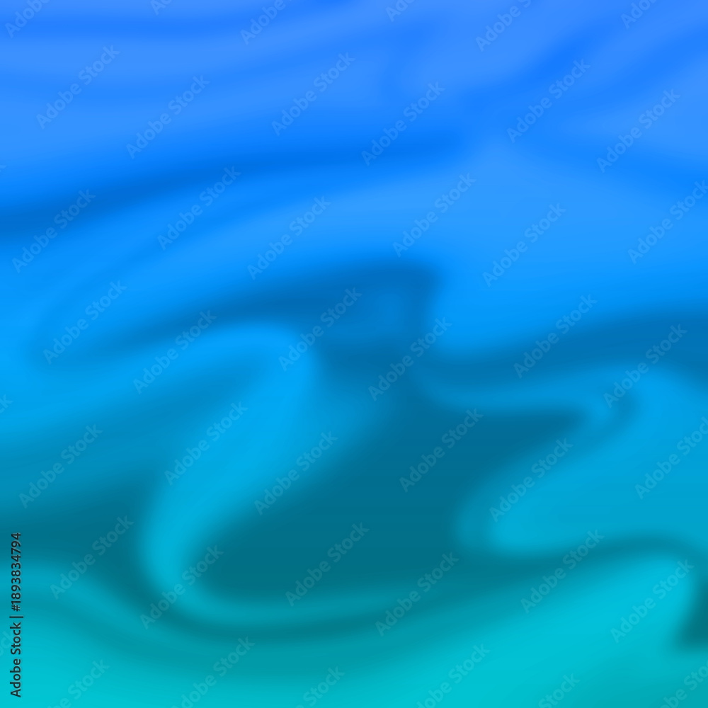 Fototapeta premium Vibrant blue and green abstract background with smooth gradient