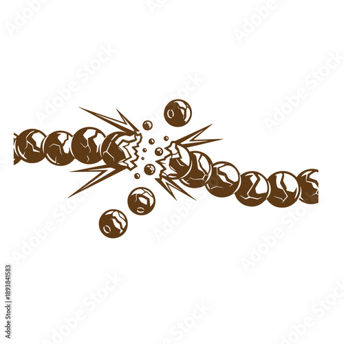 Vintage Grunge texture Brown coffee beans exploding in a burst of energy and motion graphics design element