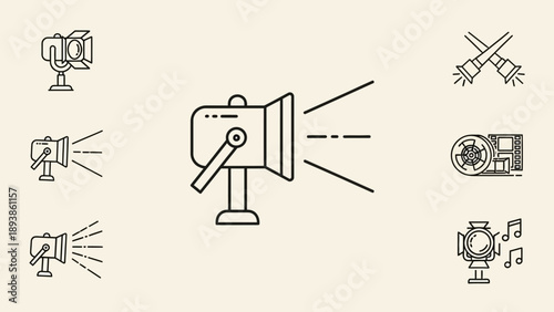 Studio Flash Light Photography Equipment.