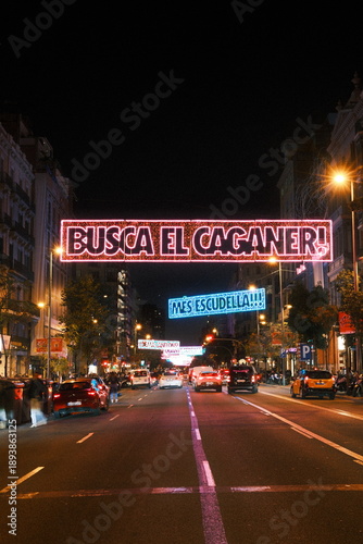 Barcelona Christmas lights