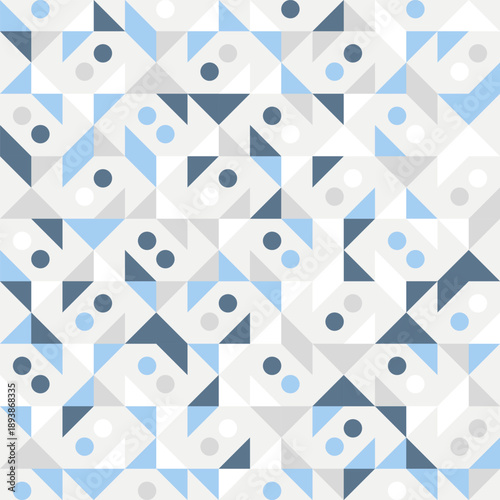Wallpaper Mural Geometric precision aesthetic, color block tessellation modern seamless vector patterns. Neutral retro colors. Repeatable design for fabric collection, wallpapers, Torontodigital.ca