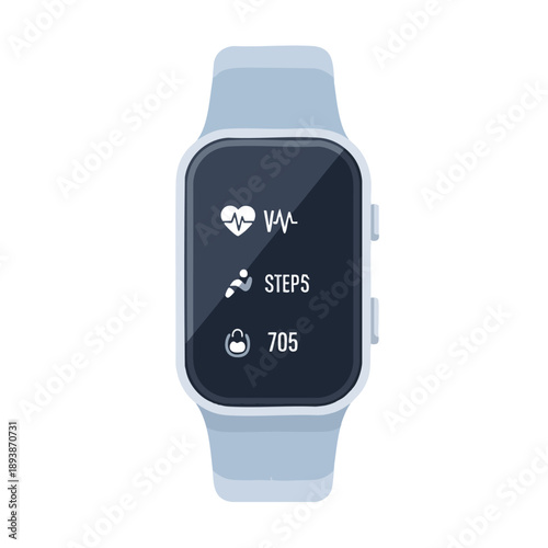 Smartwatch with Health Metrics Display