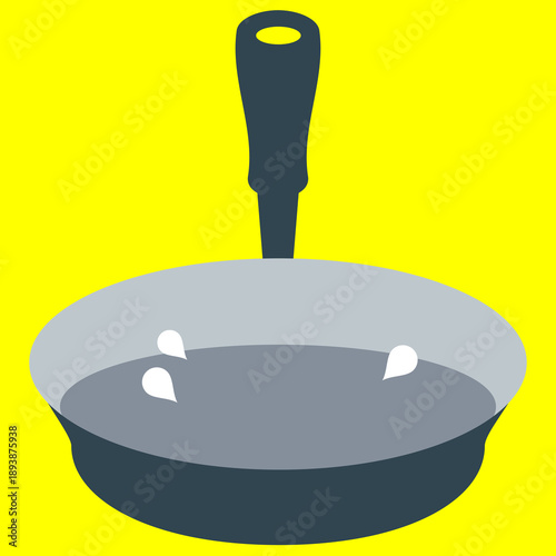 Simple illustration of a frying pan.
