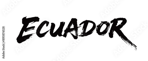 ECUADOR Handwriting
