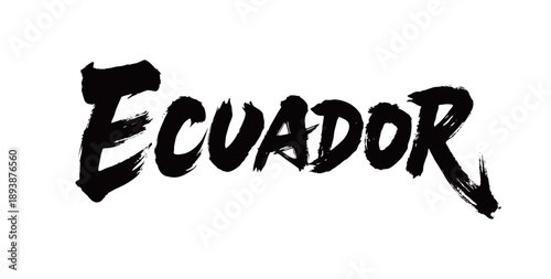 ECUADOR Handwriting
