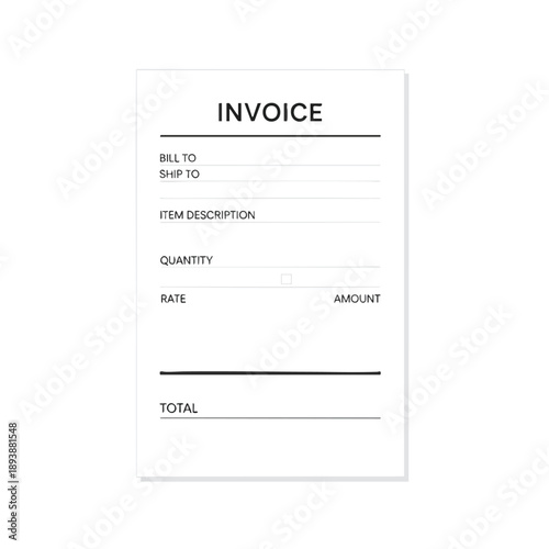 Blank Invoice Template Document