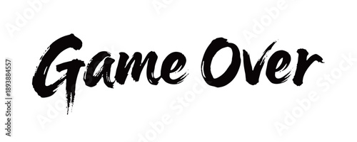 Game Over Handwriting
