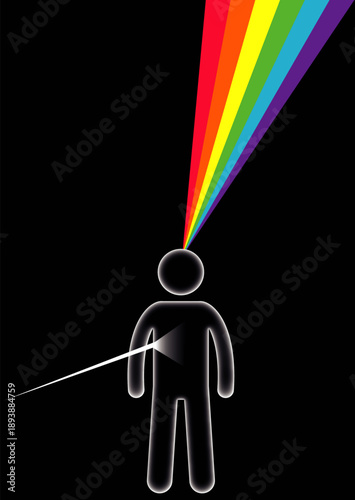 Dark man of the moon