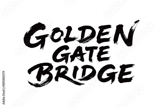 GOLDEN GATE BRIDGEHandwriting
