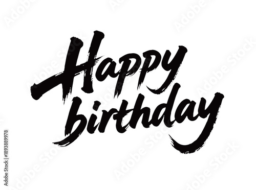 Happy birthday Handwriting
